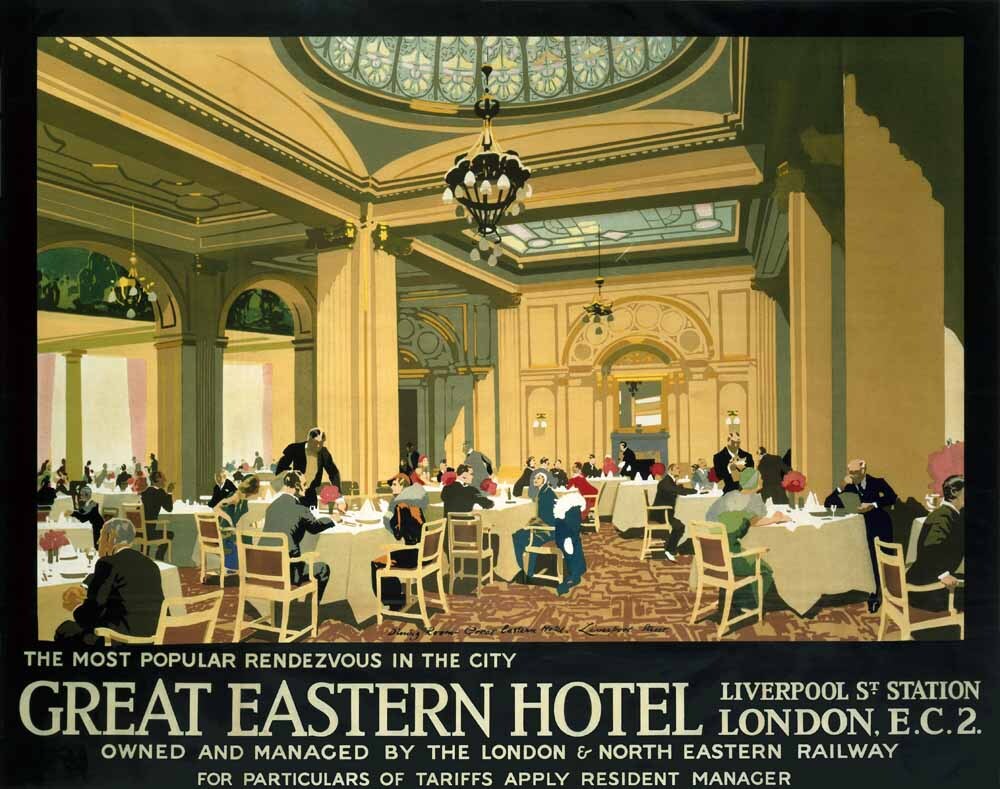 Great Eastern Hotel, LNER poster, 1923-1947. 0001-3395