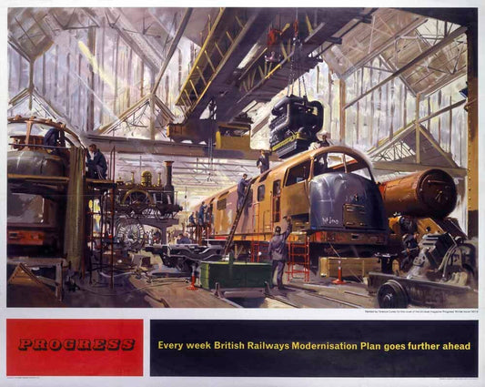Progress, BR poster, 1957. 0001-3471