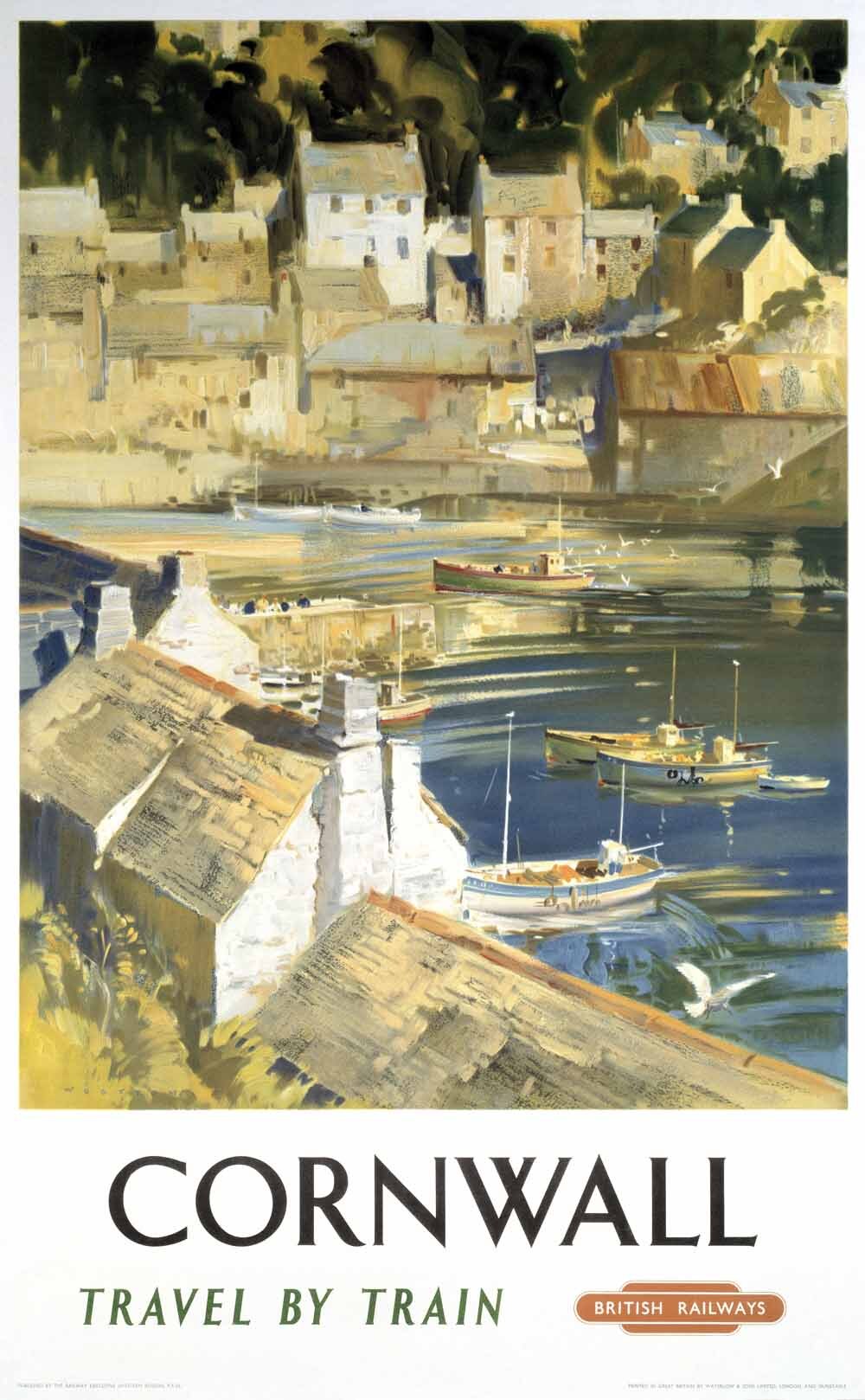 Cornwall, BR poster, 1948-1965. 0001-3498