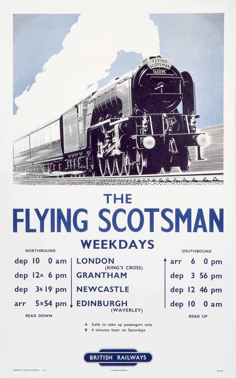 The Flying Scotsman, BR poster, 1950. 0001-3519