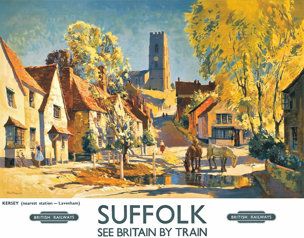 Suffolk, BR poster, c 1950s. 0001-3557