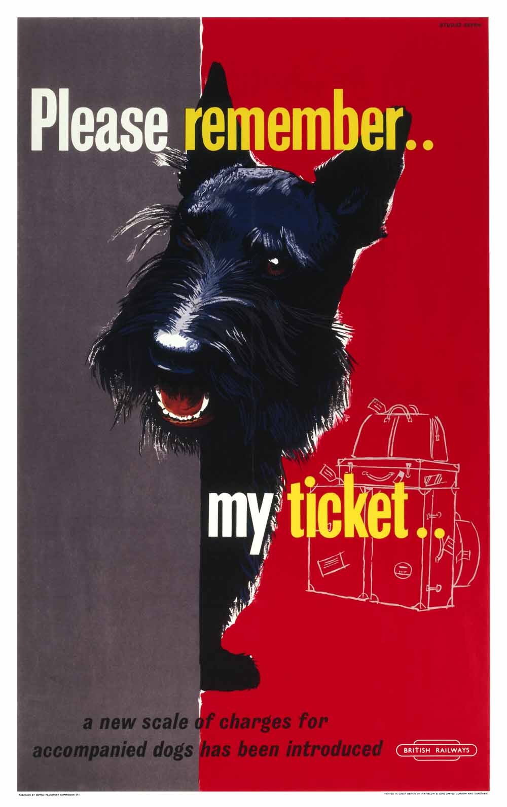 Please Remember my Ticket', BR poster, c 1950s. 0001-3559