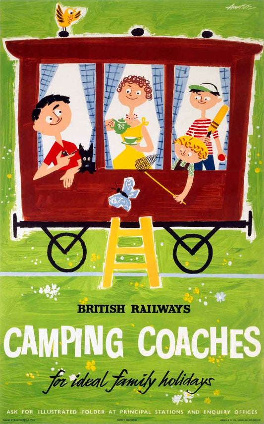 Camping Coaches for Ideal Family Holidays, c 1950s 0001-3567