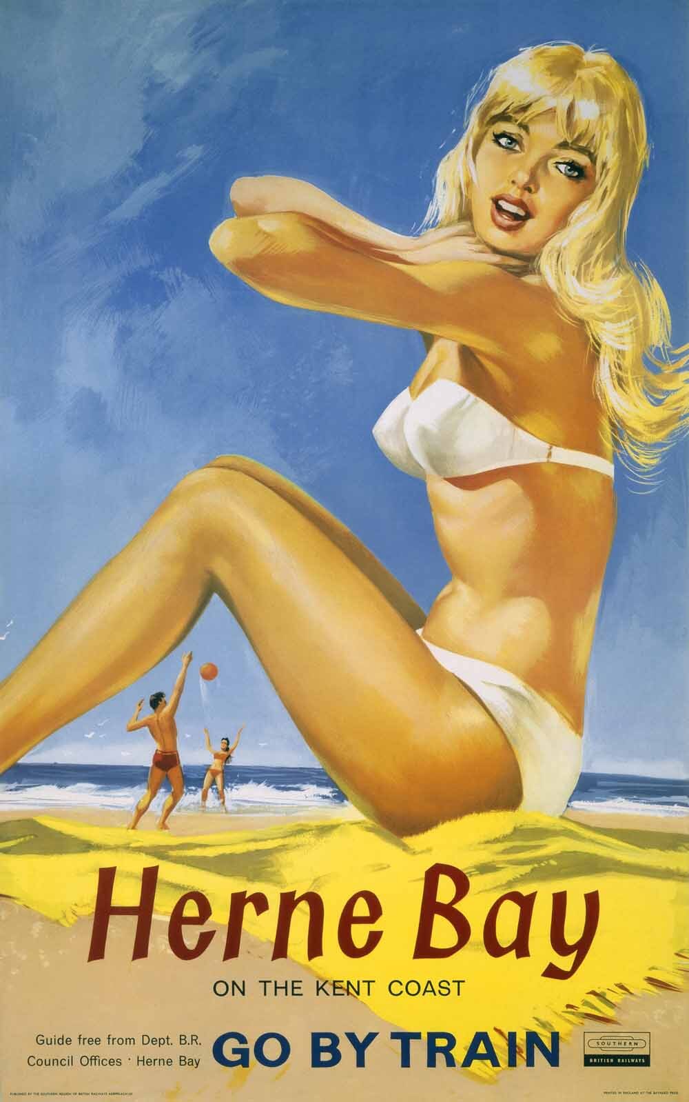 Herne Bay, BR poster, 1961. 0001-3576