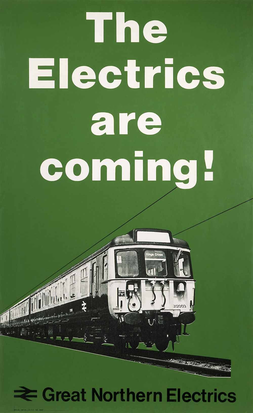 The Electrics are Coming!, BR poster, 1977. 0001-3580