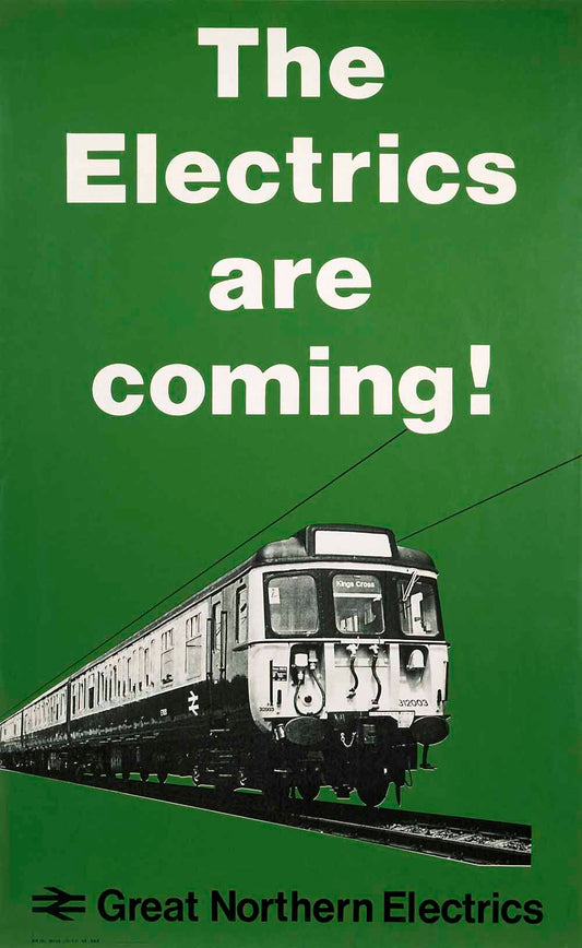The Electrics are Coming!, BR poster, 1977. 0001-3580