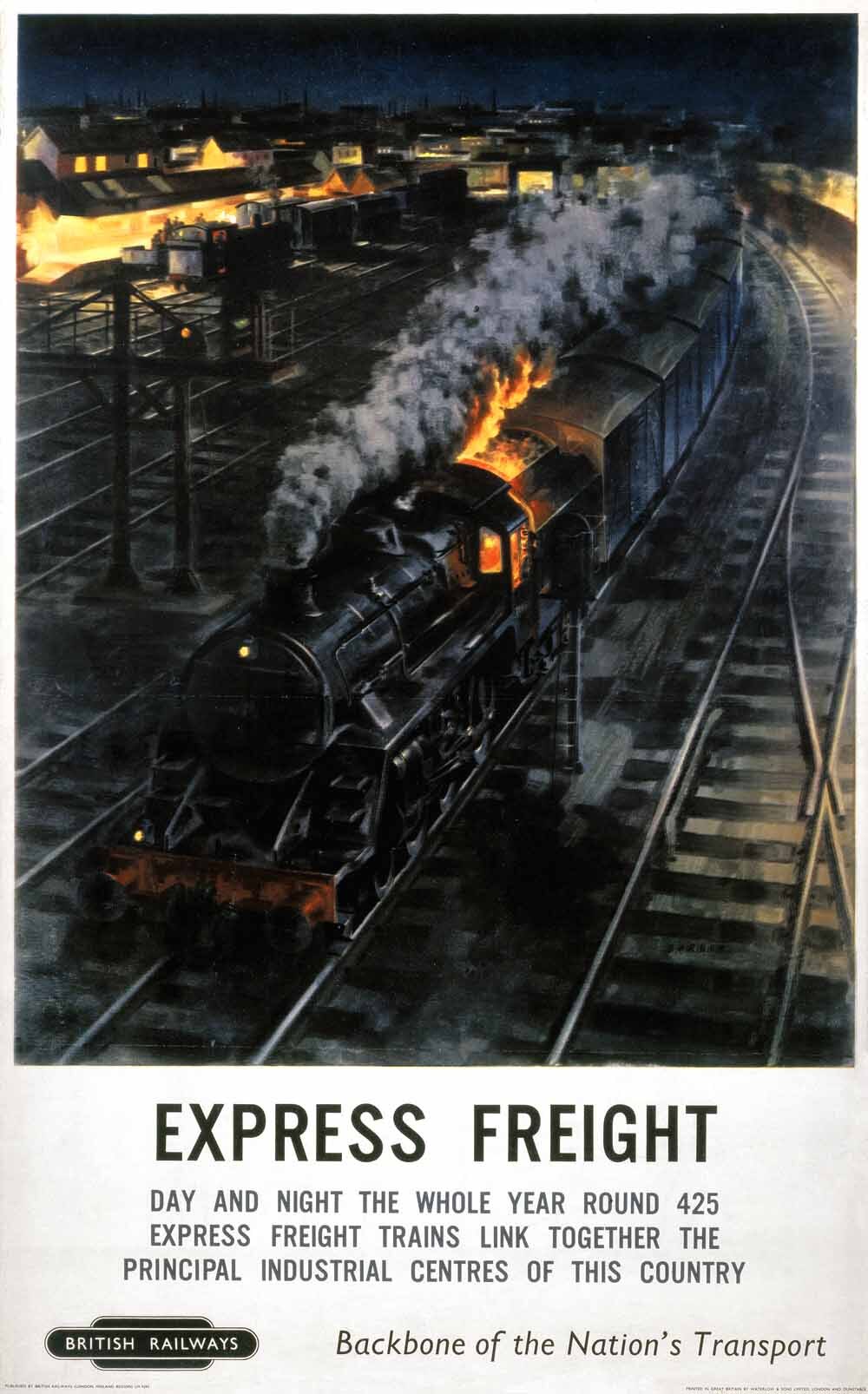 Express Freight, BR poster, 1948-1965. 0001-3584