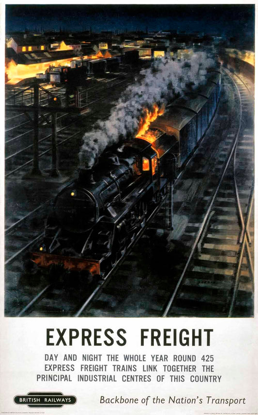 Express Freight, BR poster, 1948-1965. 0001-3584