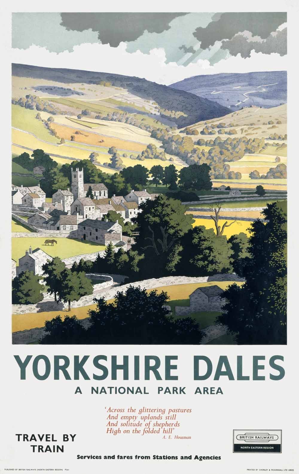 Yorkshire Dales, BR poster, 1961. 0001-3588