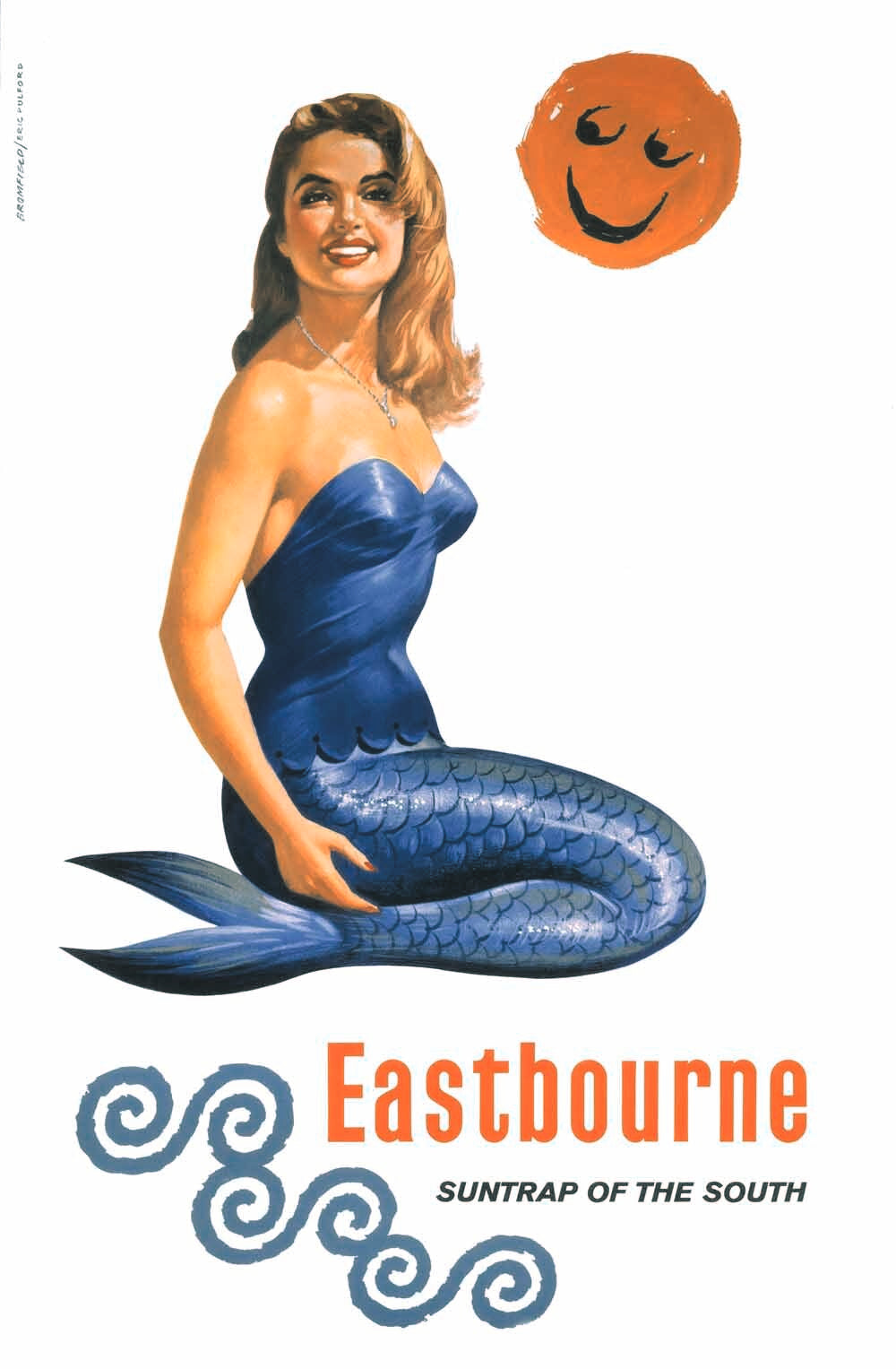 Eastbourne, Suntrap of the South, BR poster, 1961. 0001-3593