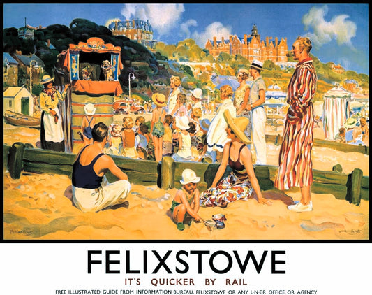 Felixstowe - It's Quicker by Rail' 0001-3738