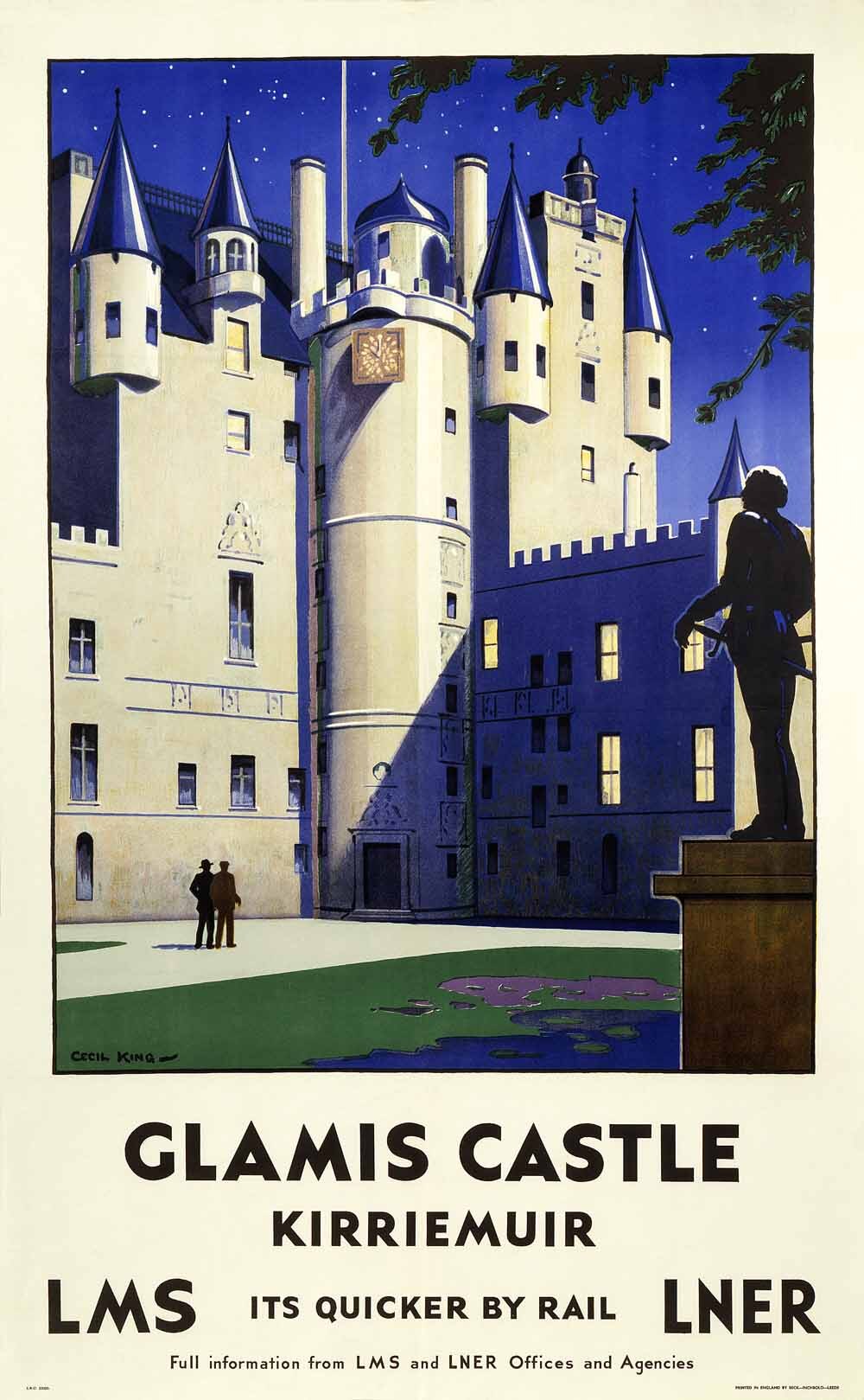 Glamis Castle, Kirriemuir' 0001-3883
