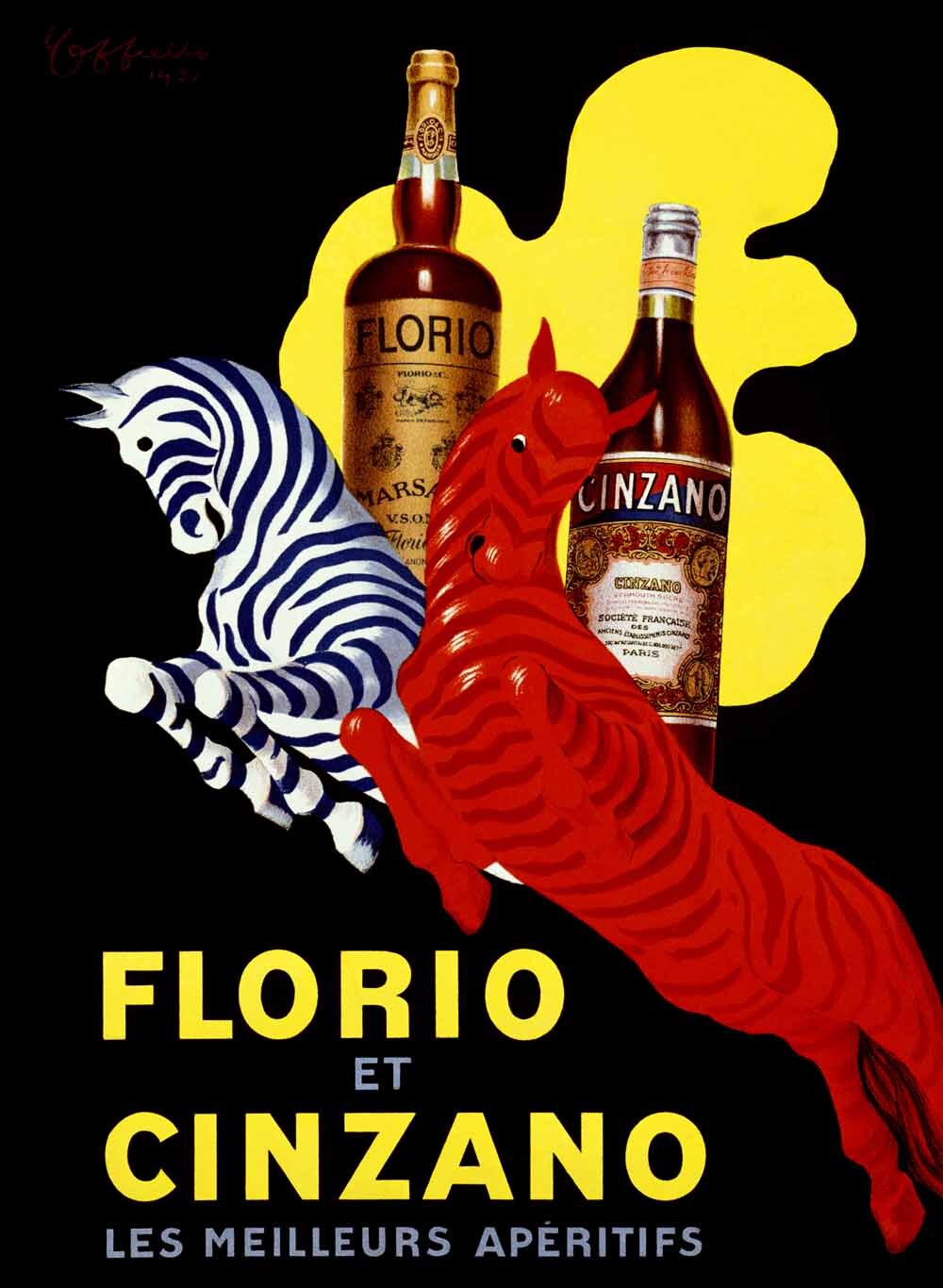 Leonetto Cappiello Florio et Cinzano Poster 0002-4072