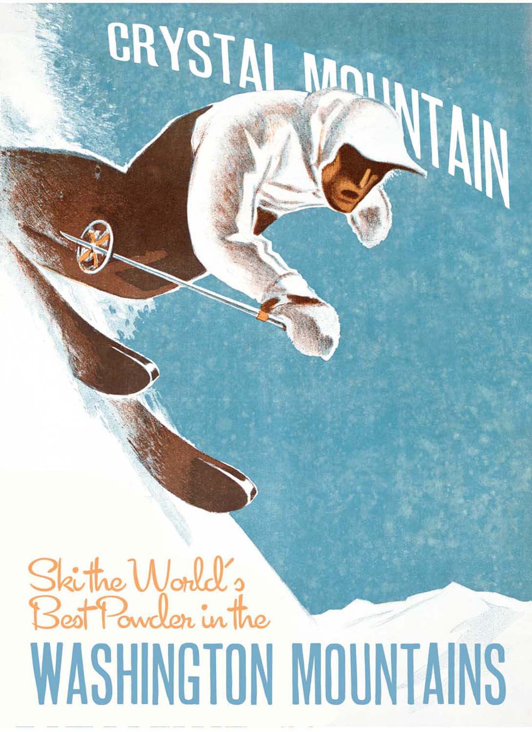 Vintage Downhill Ski Customizable 0003-1711