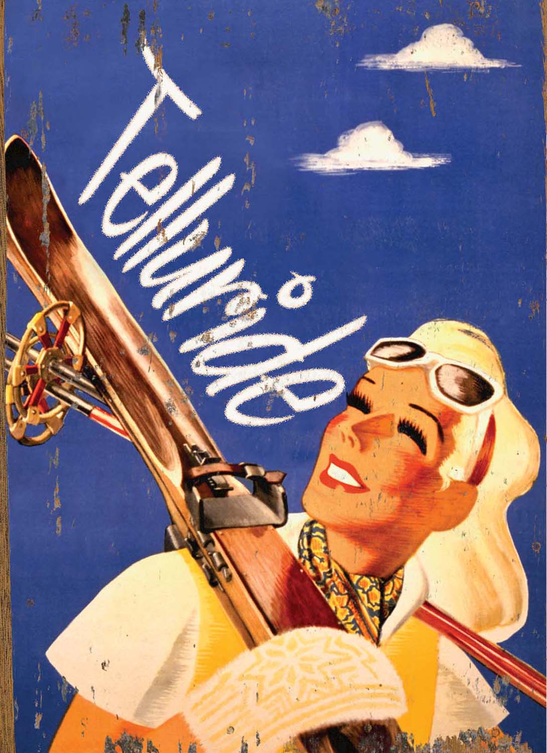 Vintage Lady Ski Customizable 0003-1713