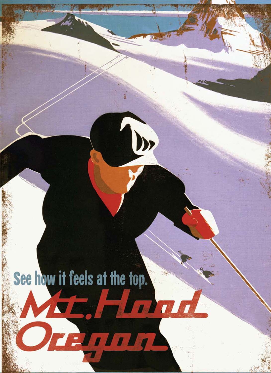 Vintage Downhill Ski Customizable 0003-1720