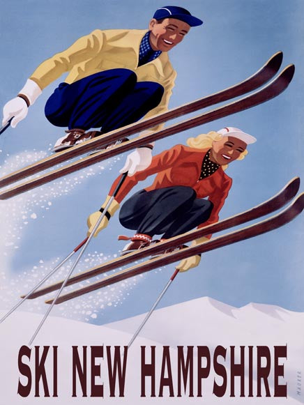 Vintage Ski Poster Jumpers Customizable 0022-0915